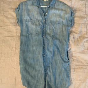 Cloth & Stone x Anthropologie chambray shirt dress